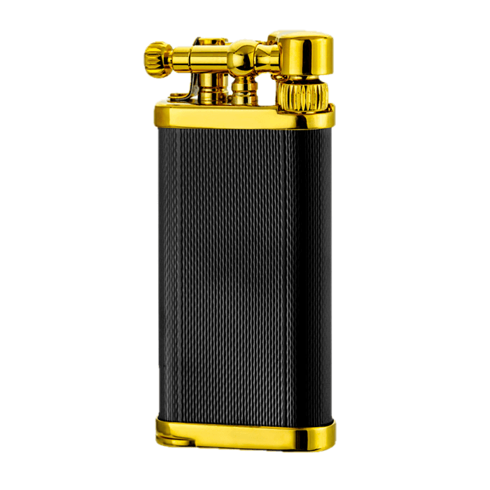 Corona Old Boy Lighter - Black/Gold ET Barley - Click Image to Close